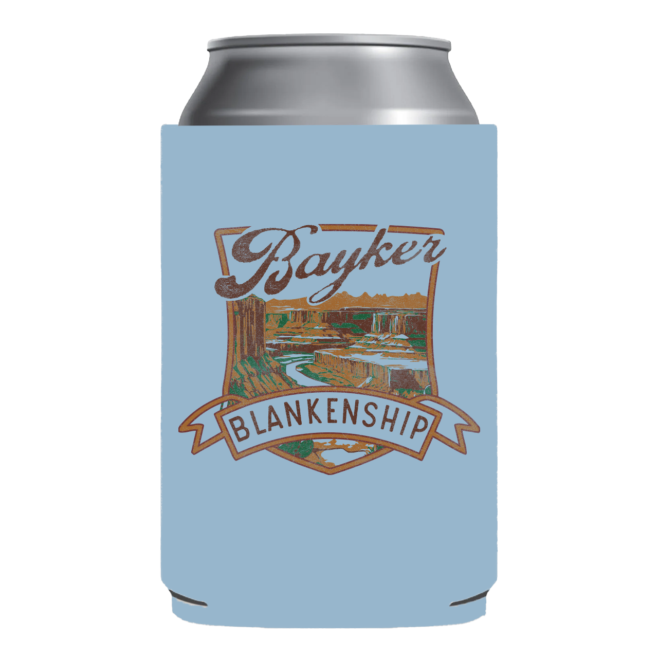 Blue Desert Koozie